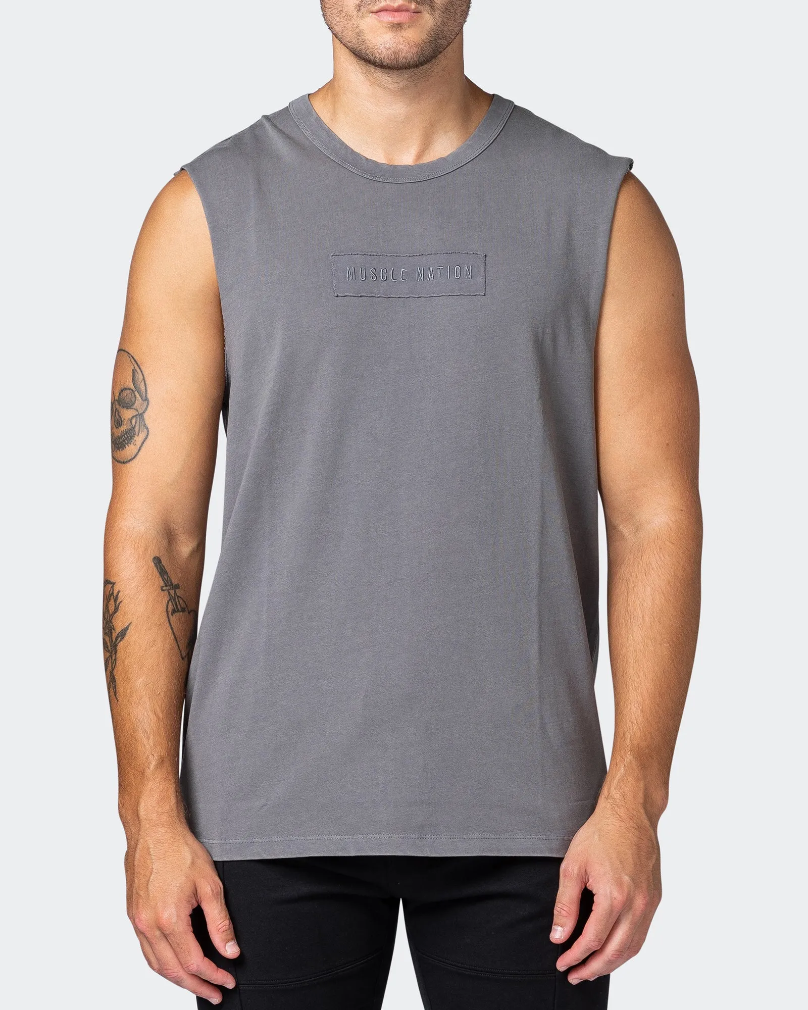 Vitalise Heavy Vintage Tank - Washed Tornado sold by Muscle Nation product image thumbnail 2