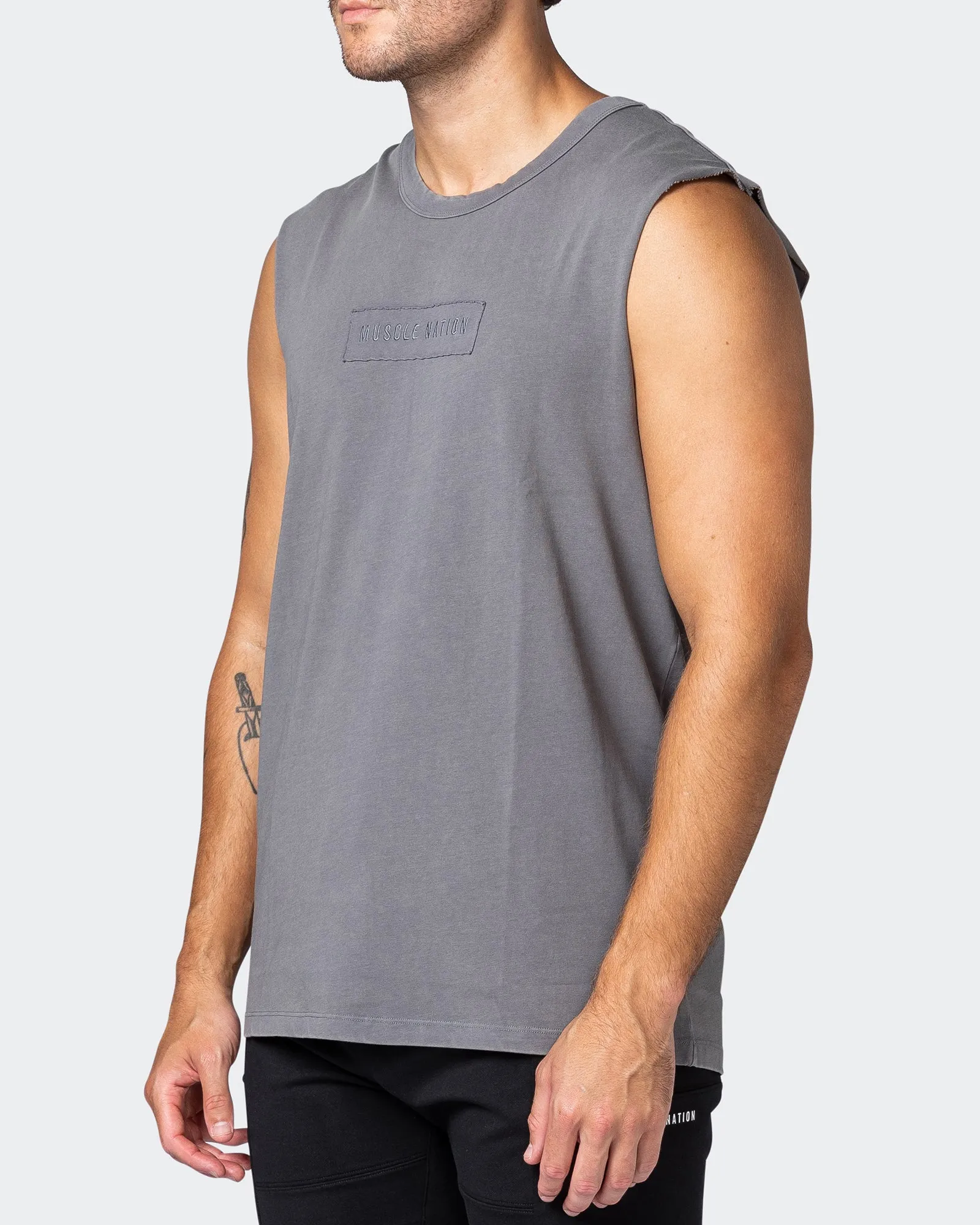 Vitalise Heavy Vintage Tank - Washed Tornado sold by Muscle Nation product image thumbnail 3