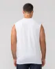 Varsity Muscle Tank - White sold by Muscle Nation