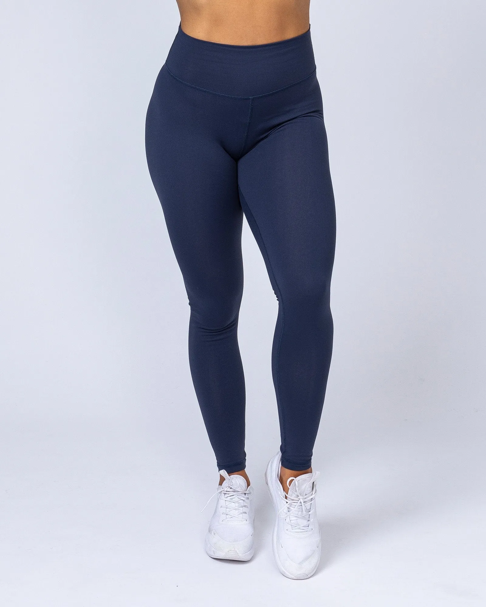 Signature Full Length Scrunch Leggings - Navy Blue sold by Muscle Nation