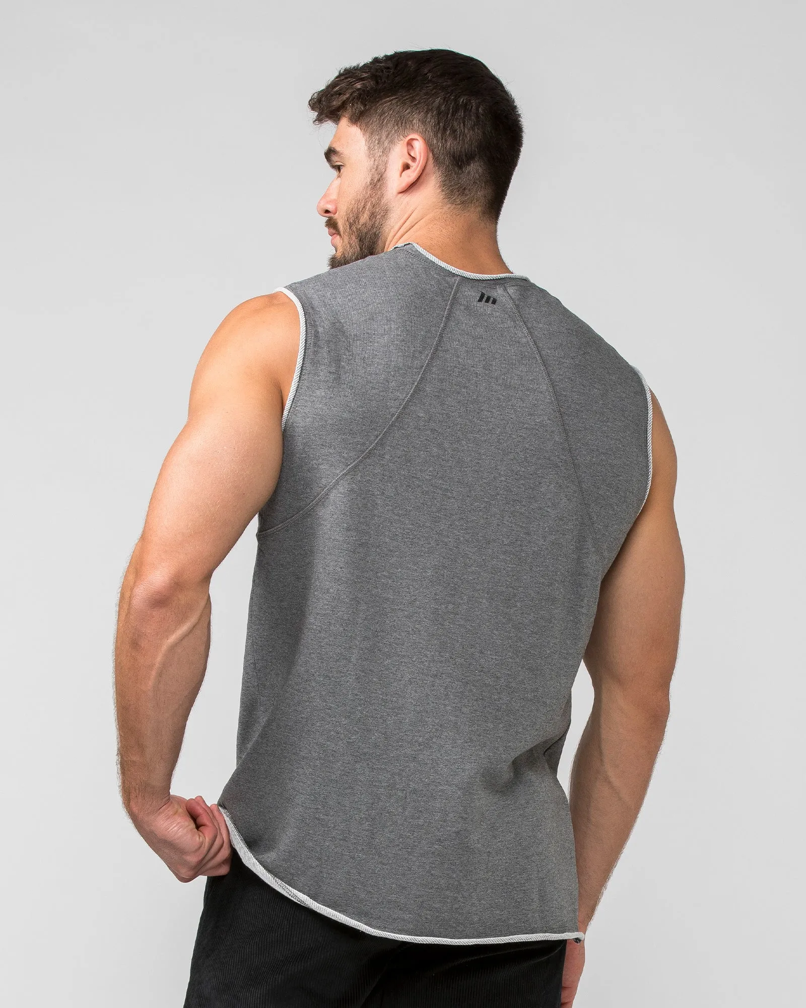 Loopback Tank - Charcoal sold by Muscle Nation product image thumbnail 4