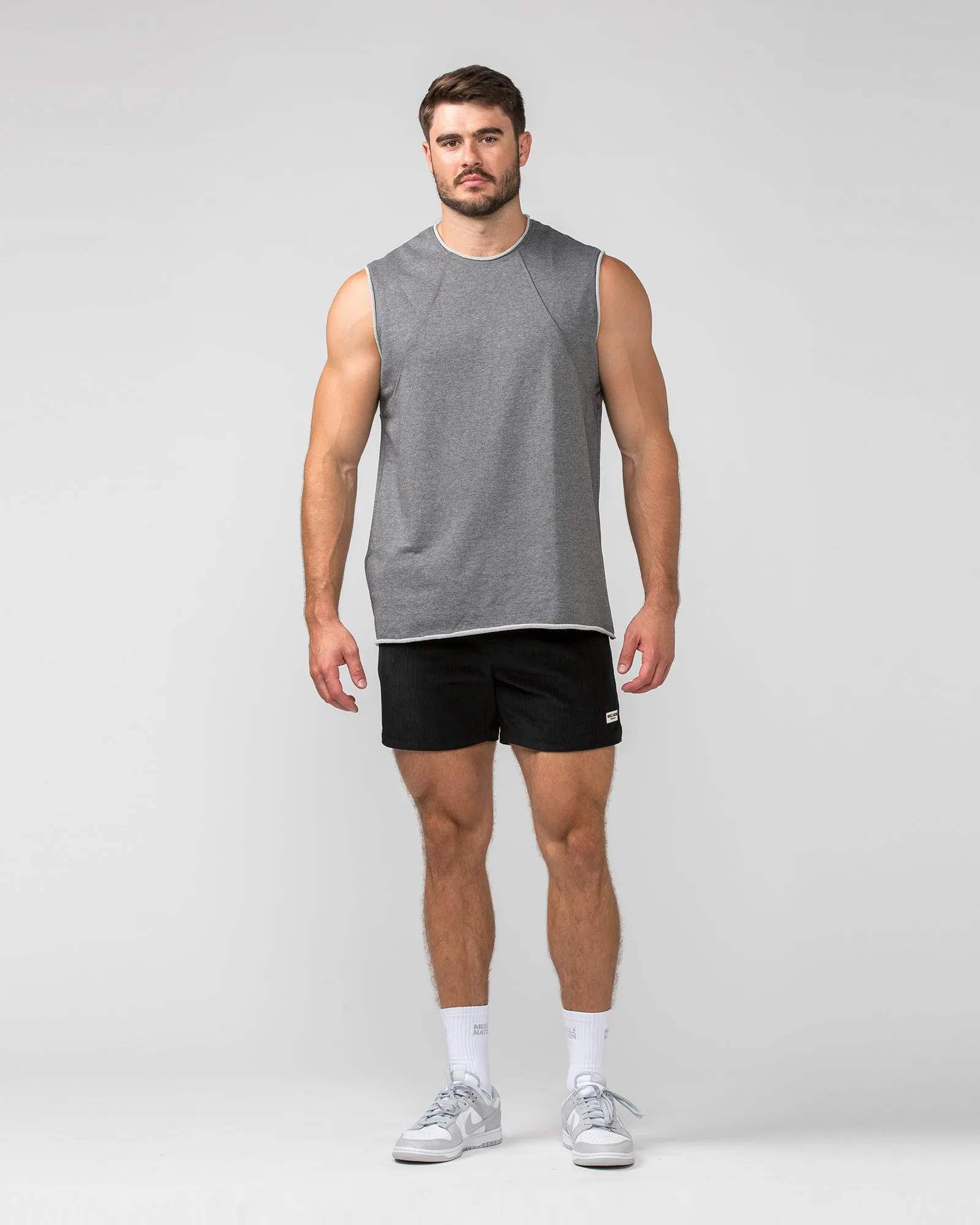 Loopback Tank - Charcoal sold by Muscle Nation product image thumbnail 5