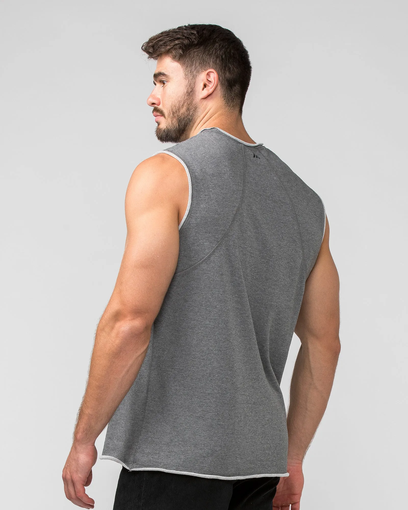 Loopback Tank - Charcoal sold by Muscle Nation product image thumbnail 3