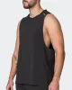 Replay Laser Cut Tank - Black sold by Muscle Nation