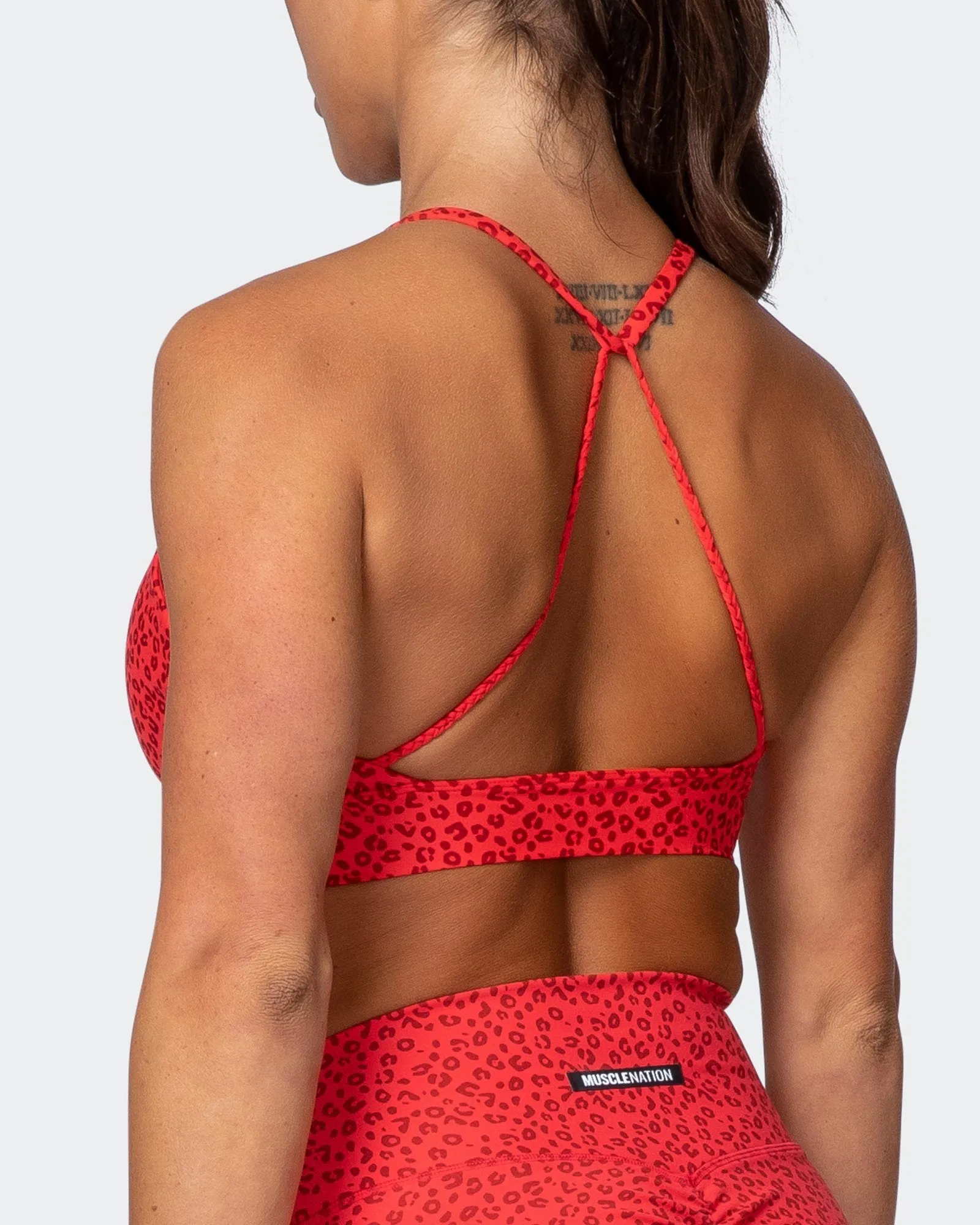 Braided Bralette - Mini Cheetah Print sold by Muscle Nation product image thumbnail 3