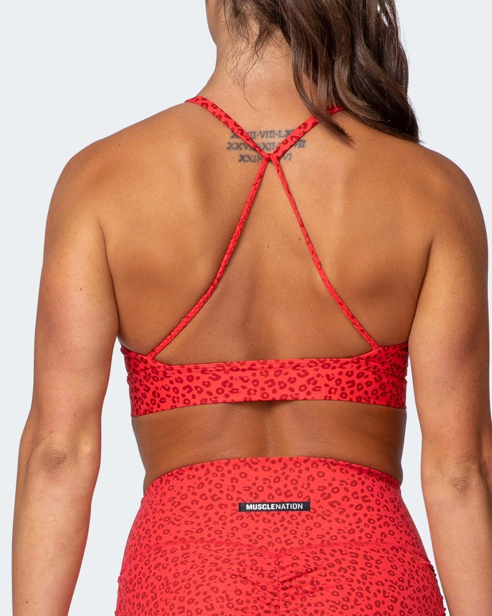 Braided Bralette - Mini Cheetah Print sold by Muscle Nation product image thumbnail 2