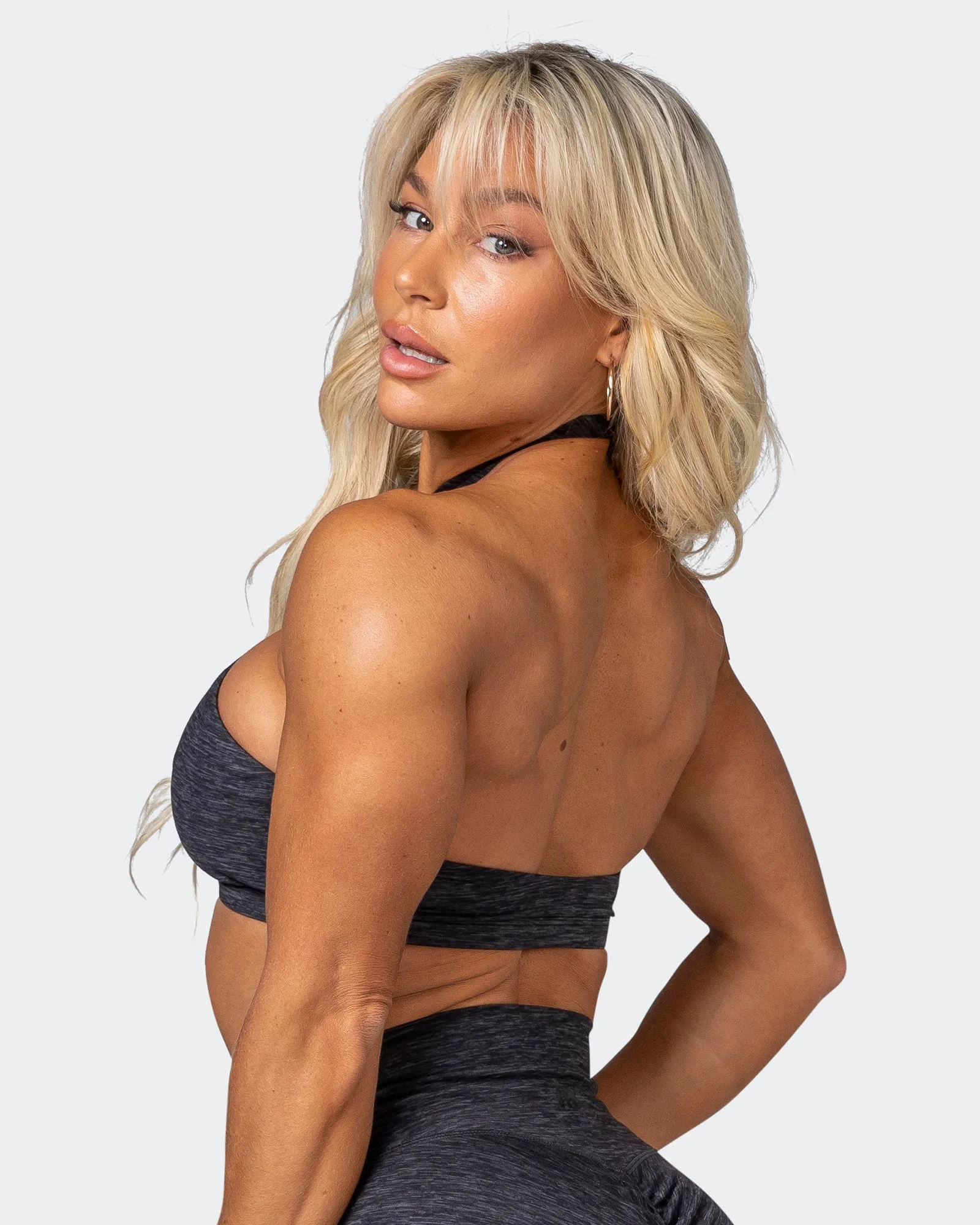HBxMN Tranquil Bralette - Charcoal Marl sold by Muscle Nation product image thumbnail 2