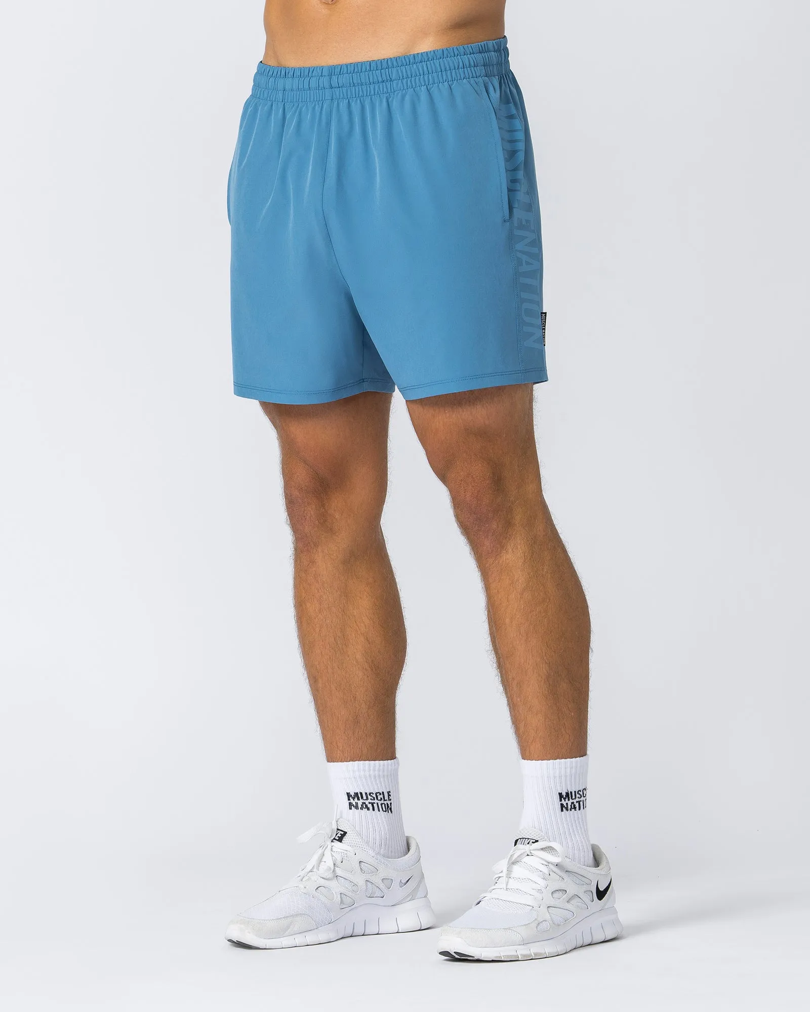 Function 4" Shorts - Elemental Blue sold by Muscle Nation product image thumbnail 4