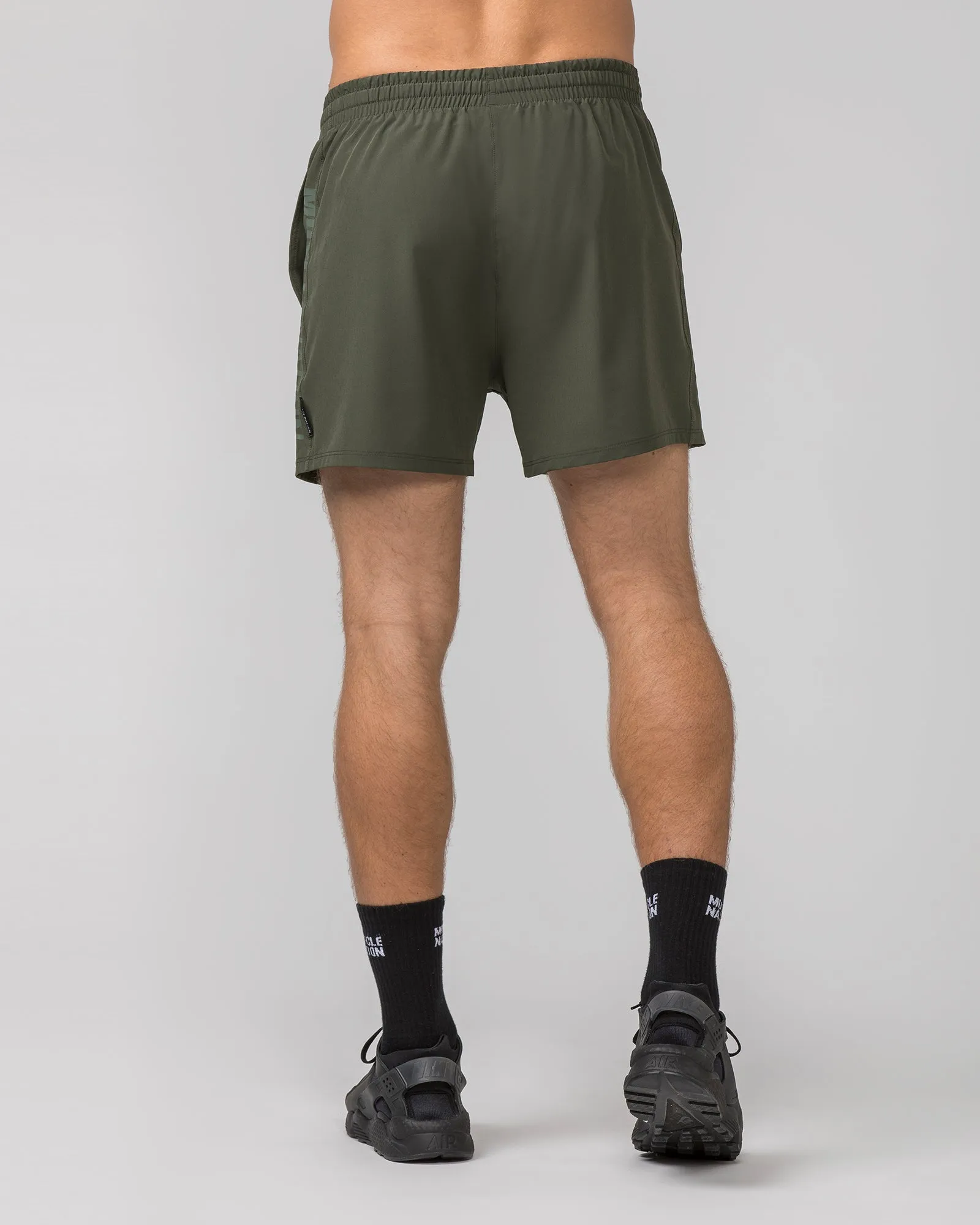 Function 4" Shorts - Dark Khaki sold by Muscle Nation product image thumbnail 5
