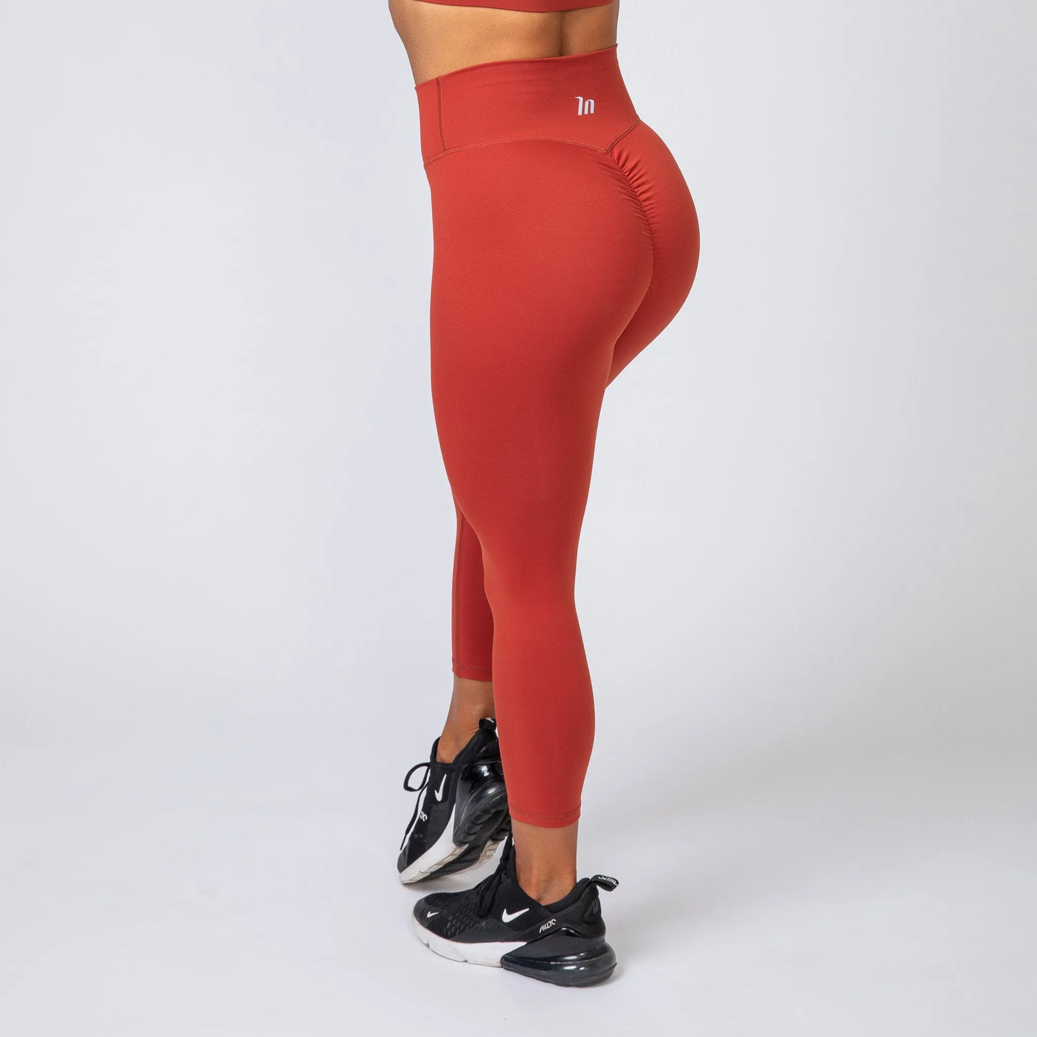 Signature Scrunch 7/8 Leggings - Burnt Orange sold by Muscle Nation