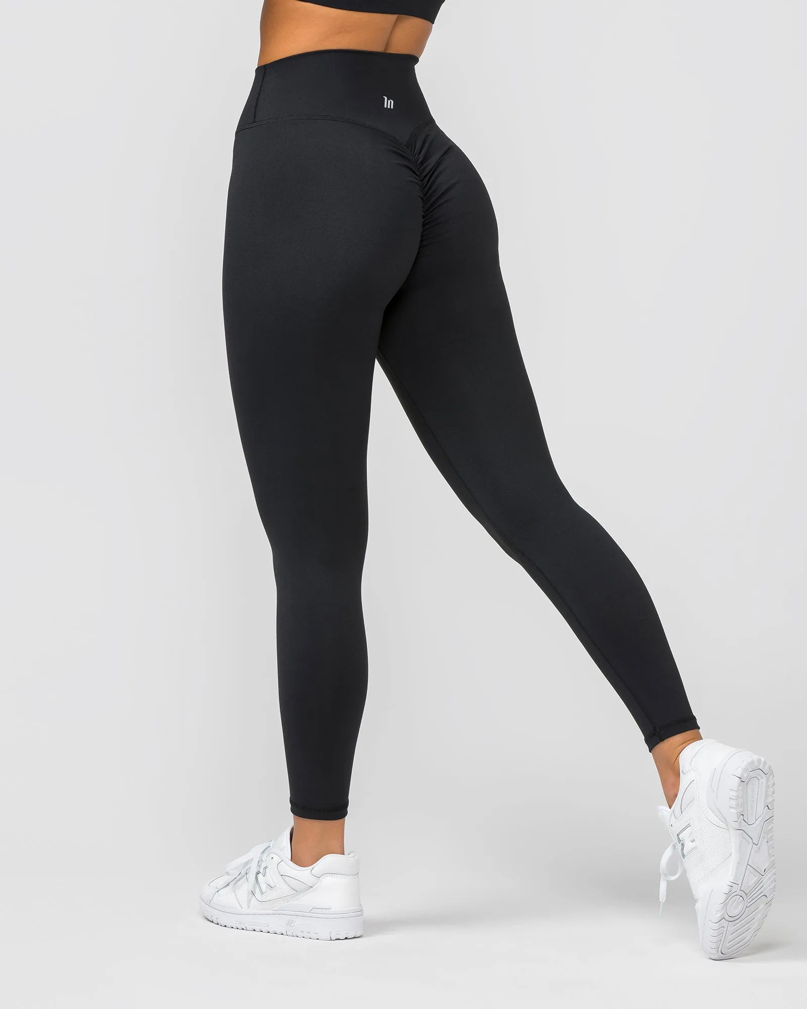 Signature Scrunch Ankle Length Leggings - Black sold by Muscle Nation product image thumbnail 4