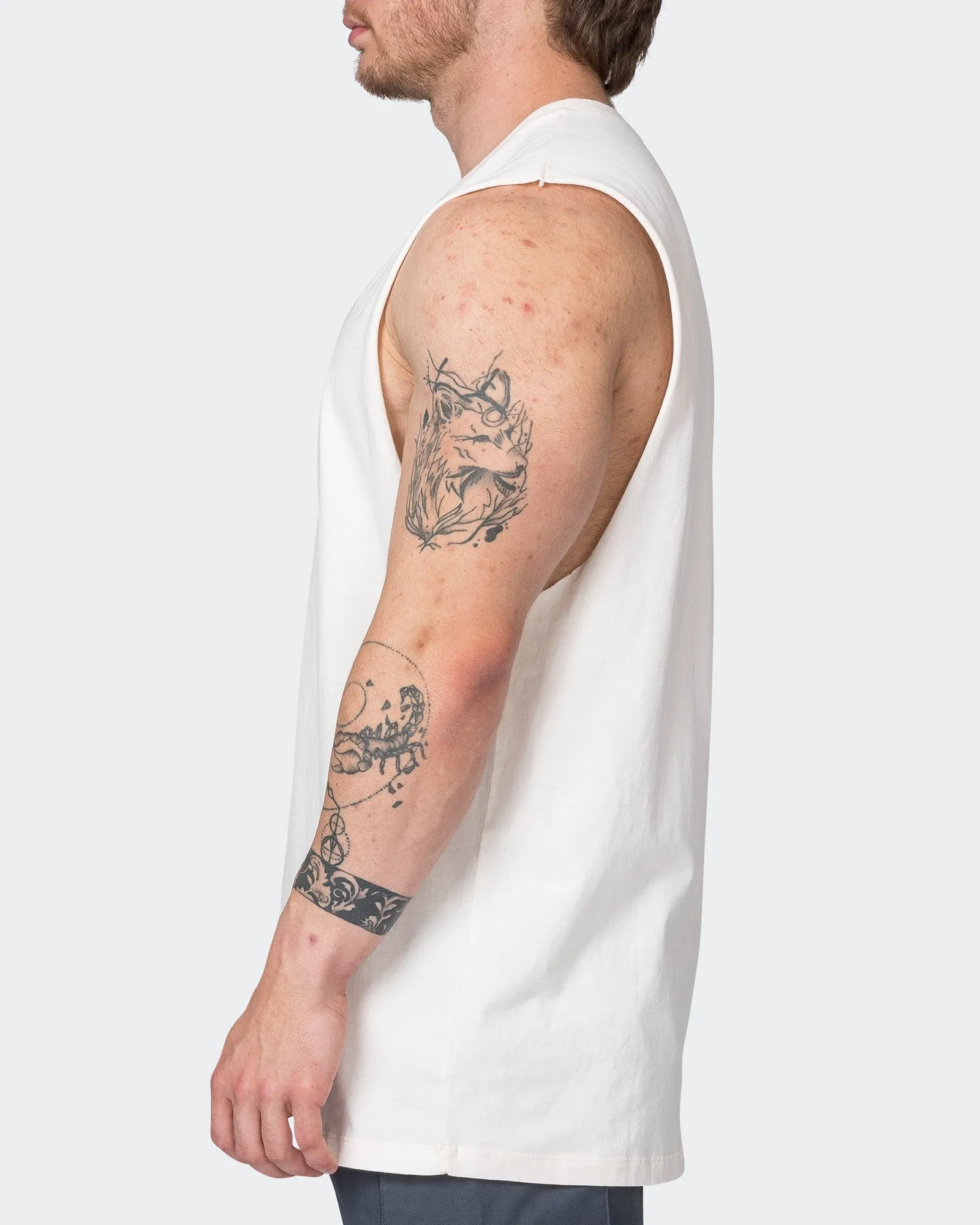 MNTN Vintage Tank - Washed Travertine sold by Muscle Nation product image thumbnail 4