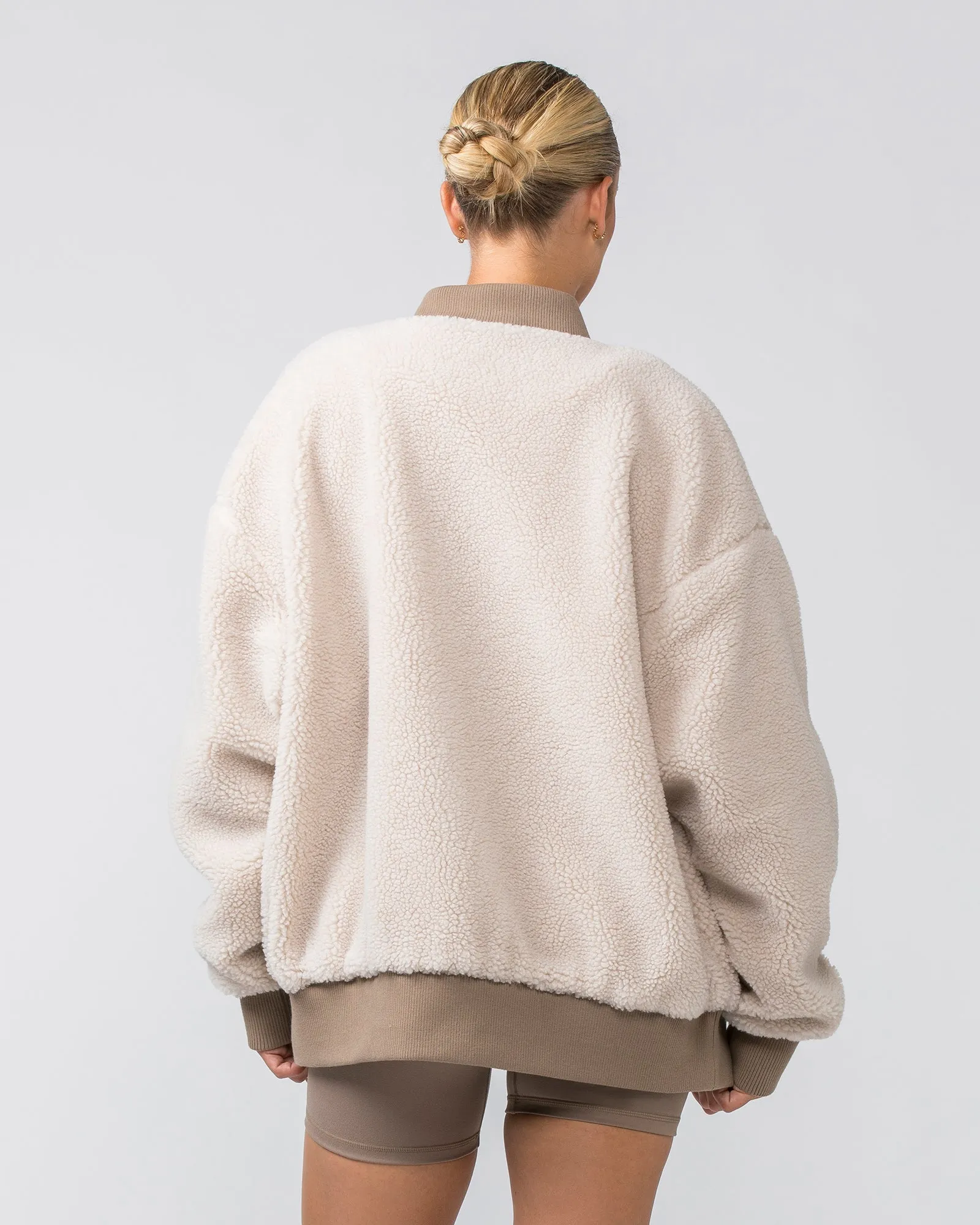 Borg Oversized Bomber Jacket - Dew sold by Muscle Nation product image thumbnail 5