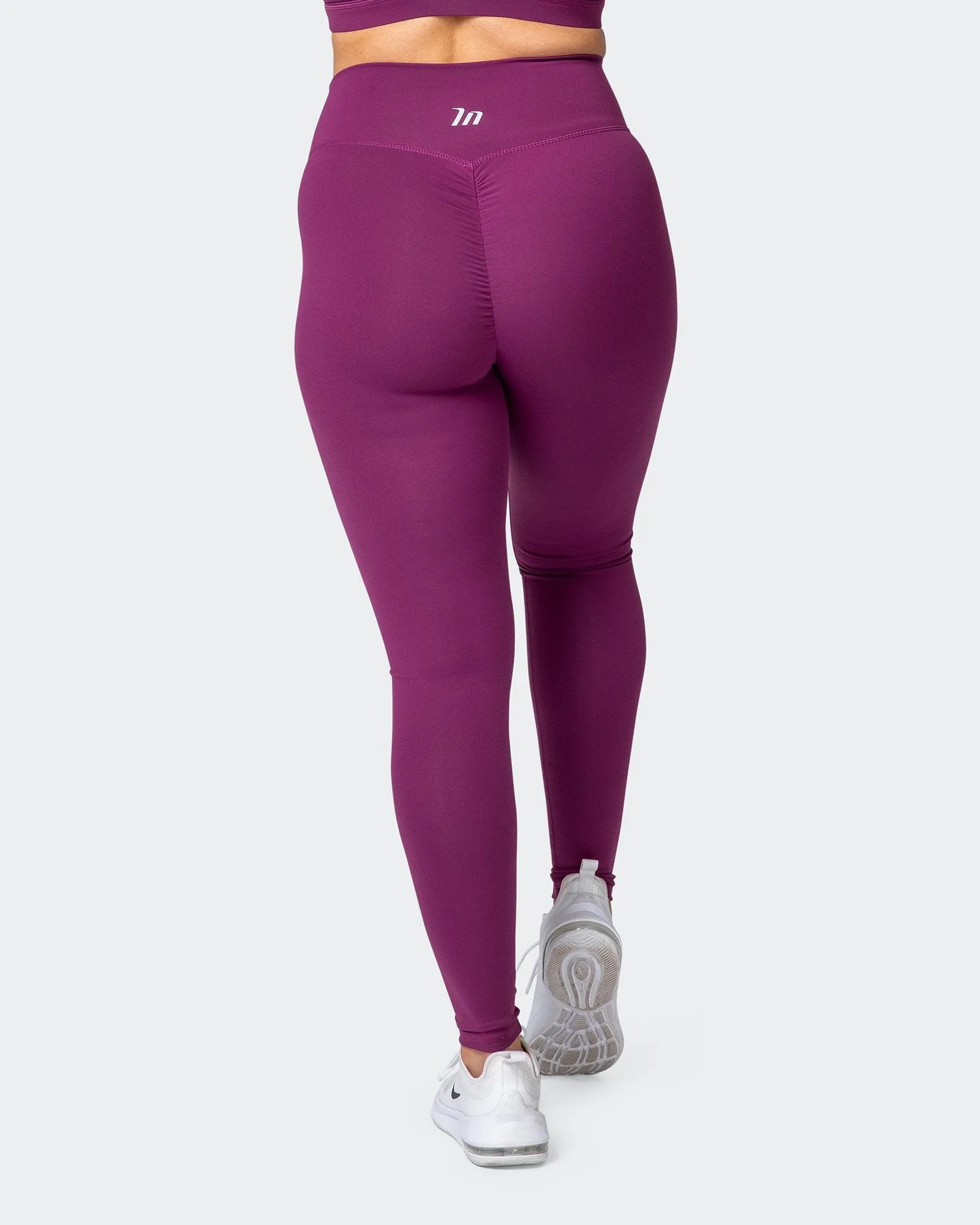 Signature Full Length Scrunch Leggings - Boysenberry sold by Muscle Nation product image thumbnail 2
