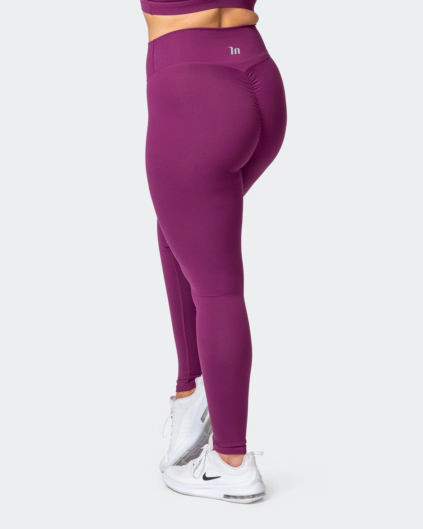 Signature Full Length Scrunch Leggings - Boysenberry sold by Muscle Nation product image thumbnail 3