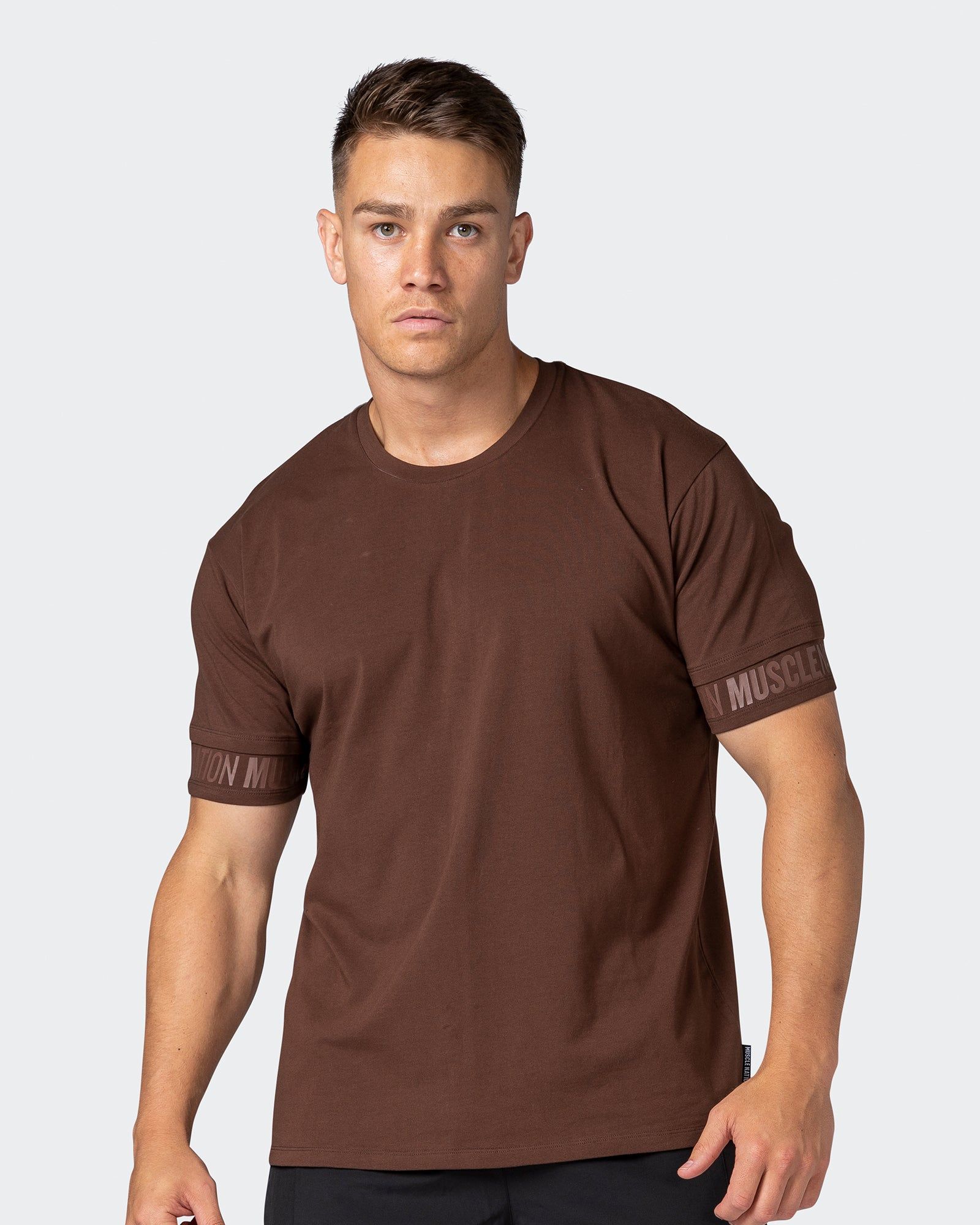 Exceptional Dual Tee - Coffee sold by Muscle Nation