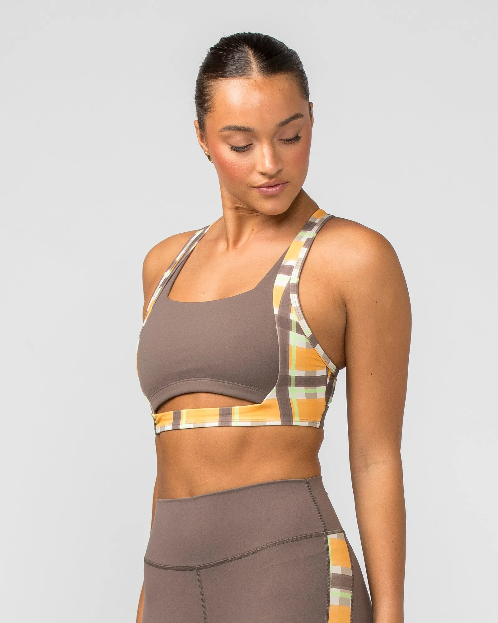 Sizzle Bra - Checked Out Print sold by Muscle Nation product image thumbnail 3
