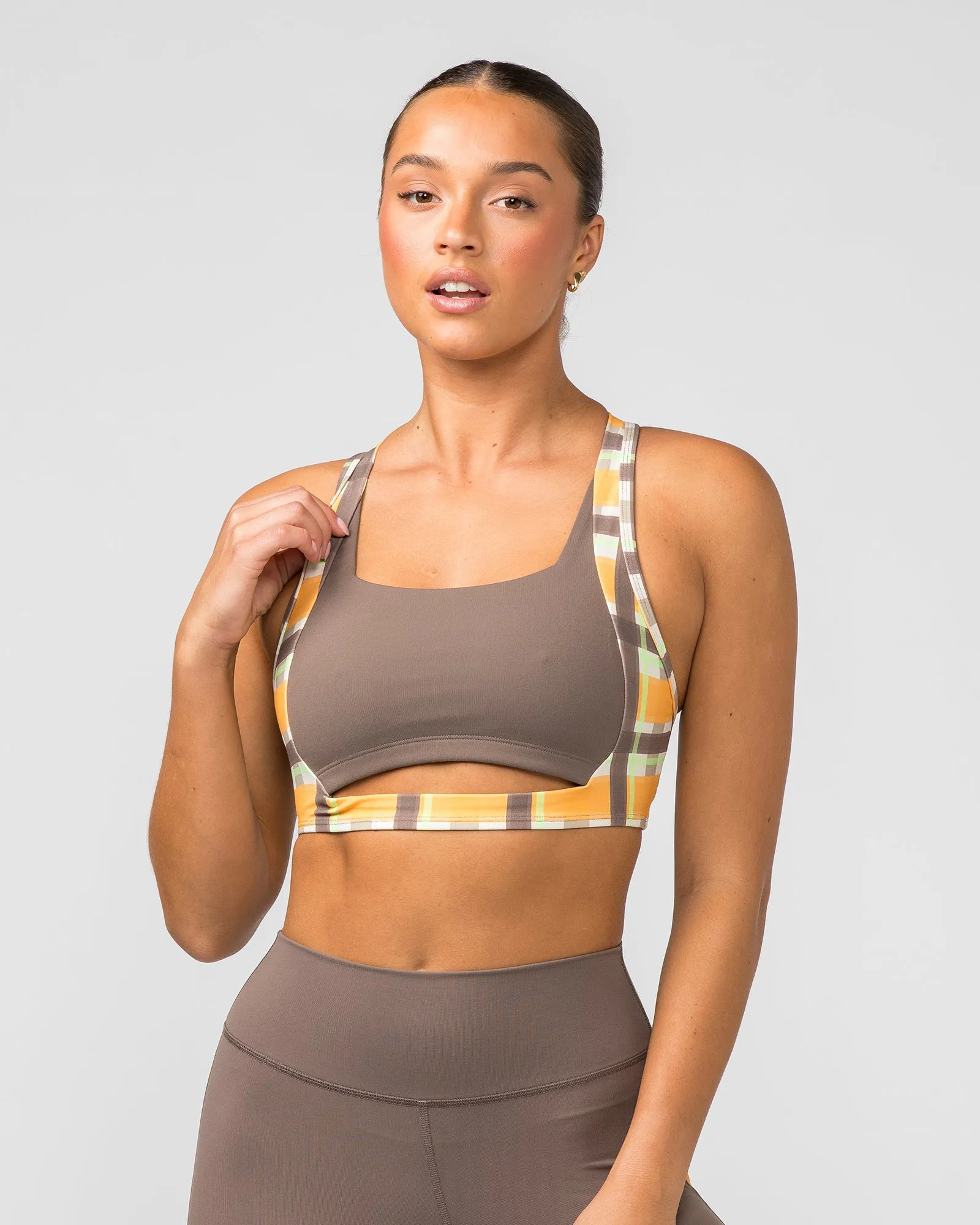 Sizzle Bra - Checked Out Print sold by Muscle Nation product image thumbnail 2