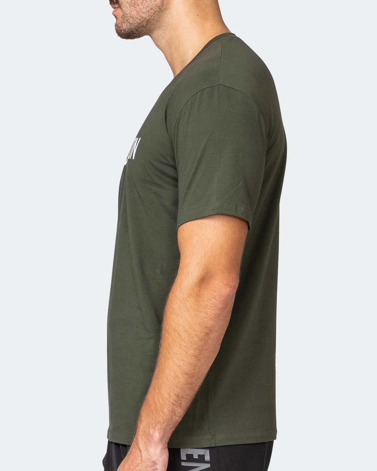 Strike Tee - Dark Khaki sold by Muscle Nation product image thumbnail 4
