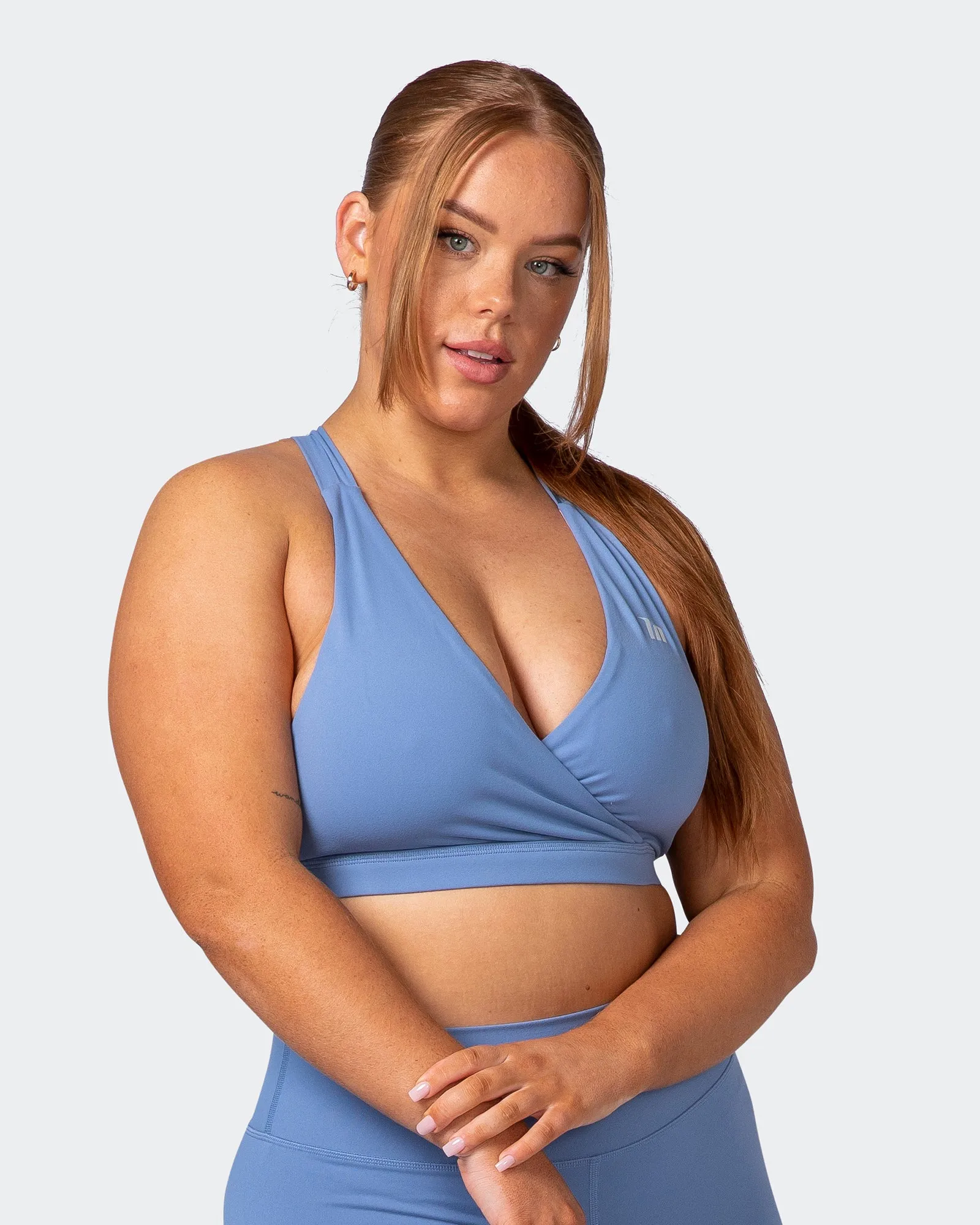 Force Bra - Powder Blue sold by Muscle Nation