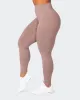 Signature Scrunch Ankle Length Leggings - Praline sold by Muscle Nation