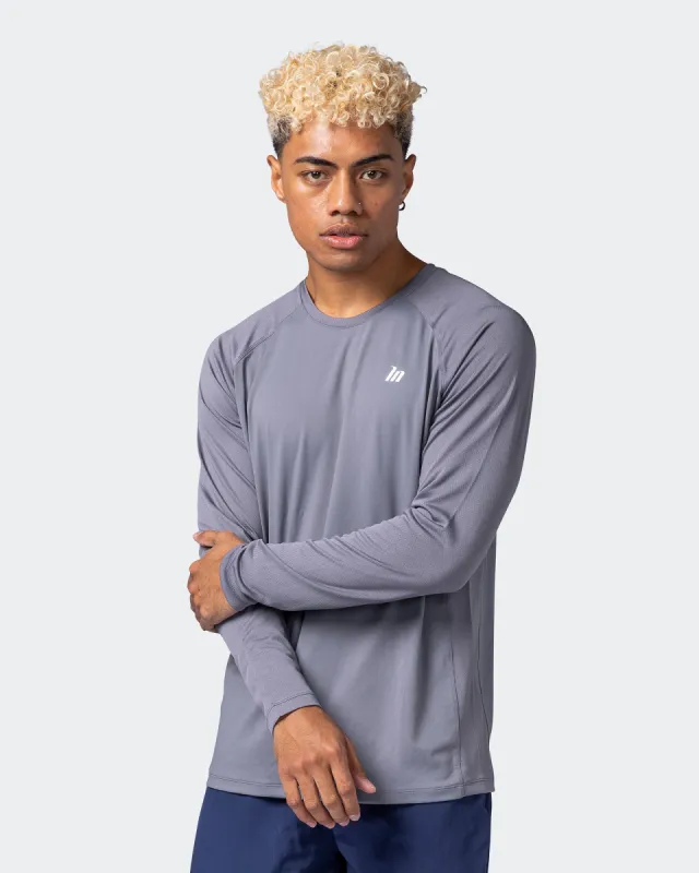 Cross Train Long Sleeve Top - Space Grey sold by Muscle Nation