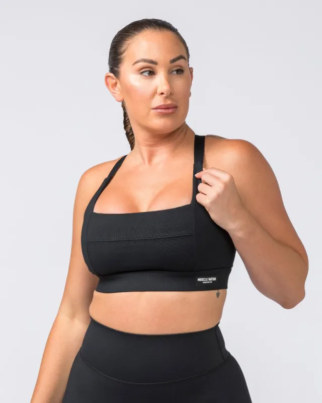 Synergy Bra - Black sold by Muscle Nation
