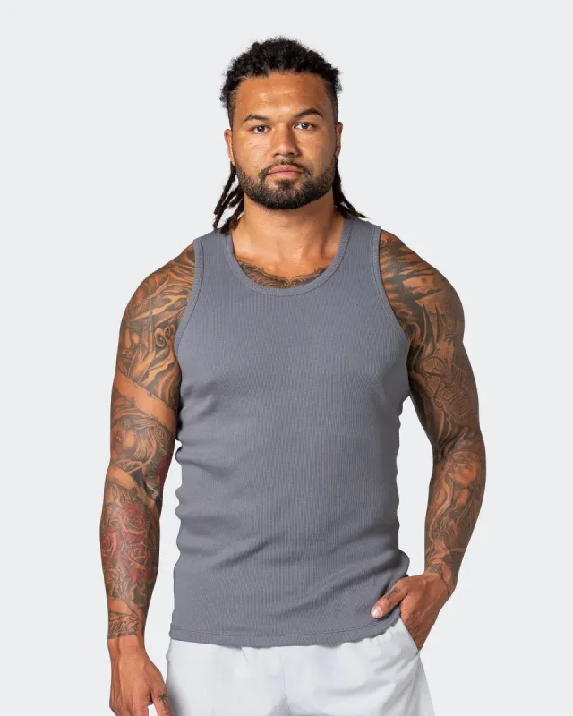 Classic Rib Fitted Training Tank - Tornado sold by Muscle Nation