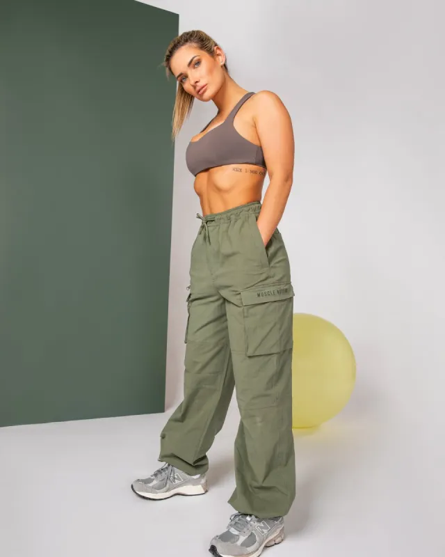 All Day Cargo Pants - Boa Green sold by Muscle Nation