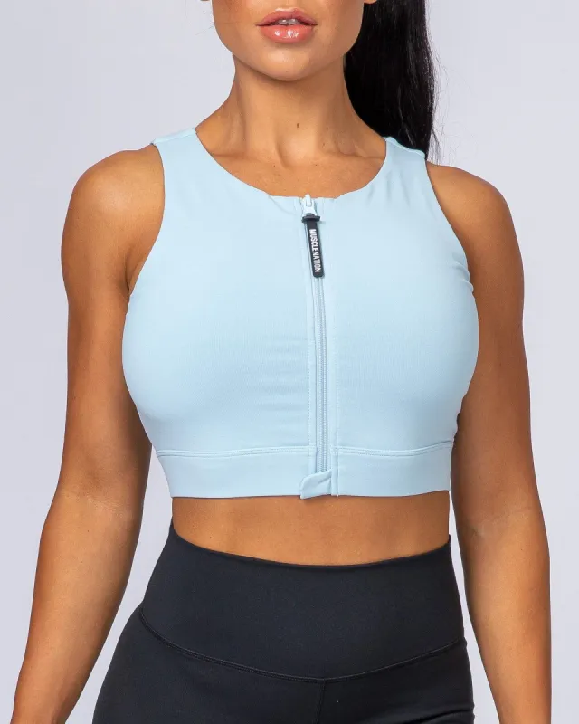 Zip Up Bra - Freeze sold by Muscle Nation