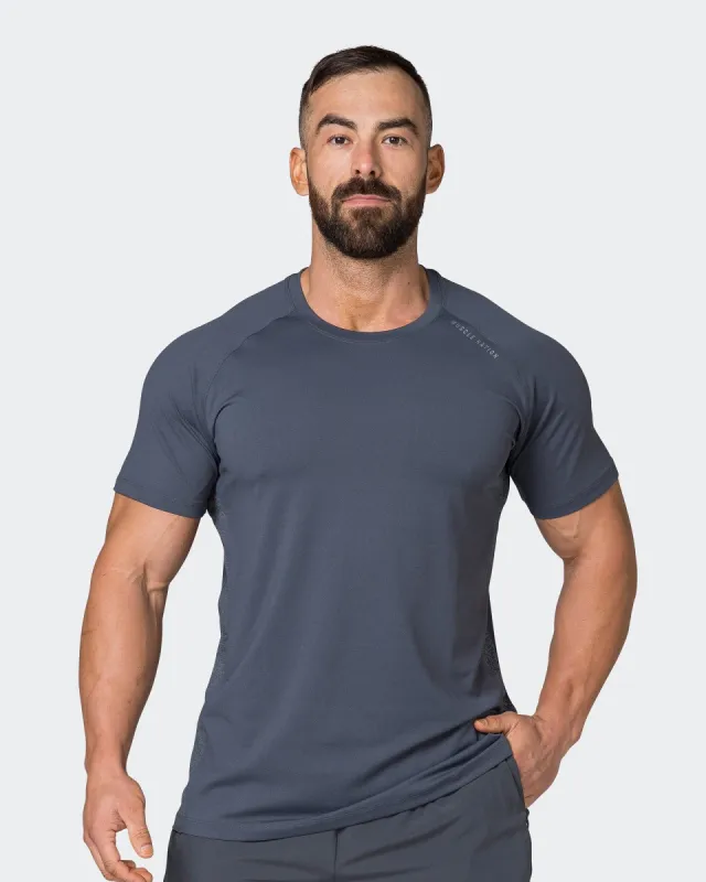 Reflective Running Tee - Thunder sold by Muscle Nation