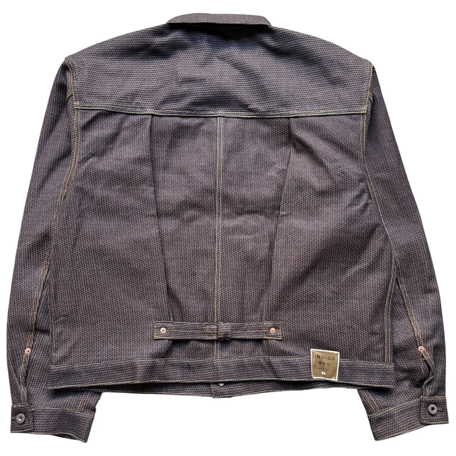 Kapital Century Denim No. 5+S Type 1 Jacket (Kakishibu) sold by CoJp Gallery product image thumbnail 2