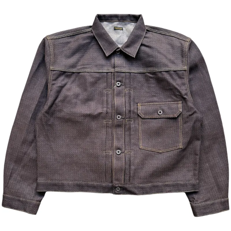 Kapital Century Denim No. 5+S Type 1 Jacket (Kakishibu) made by Kapital
