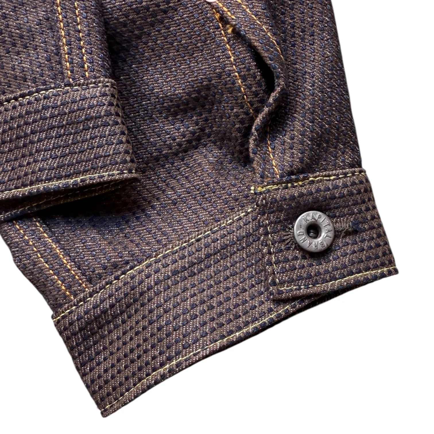 Kapital Century Denim No. 5+S Type 1 Jacket (Kakishibu) sold by CoJp Gallery product image thumbnail 5
