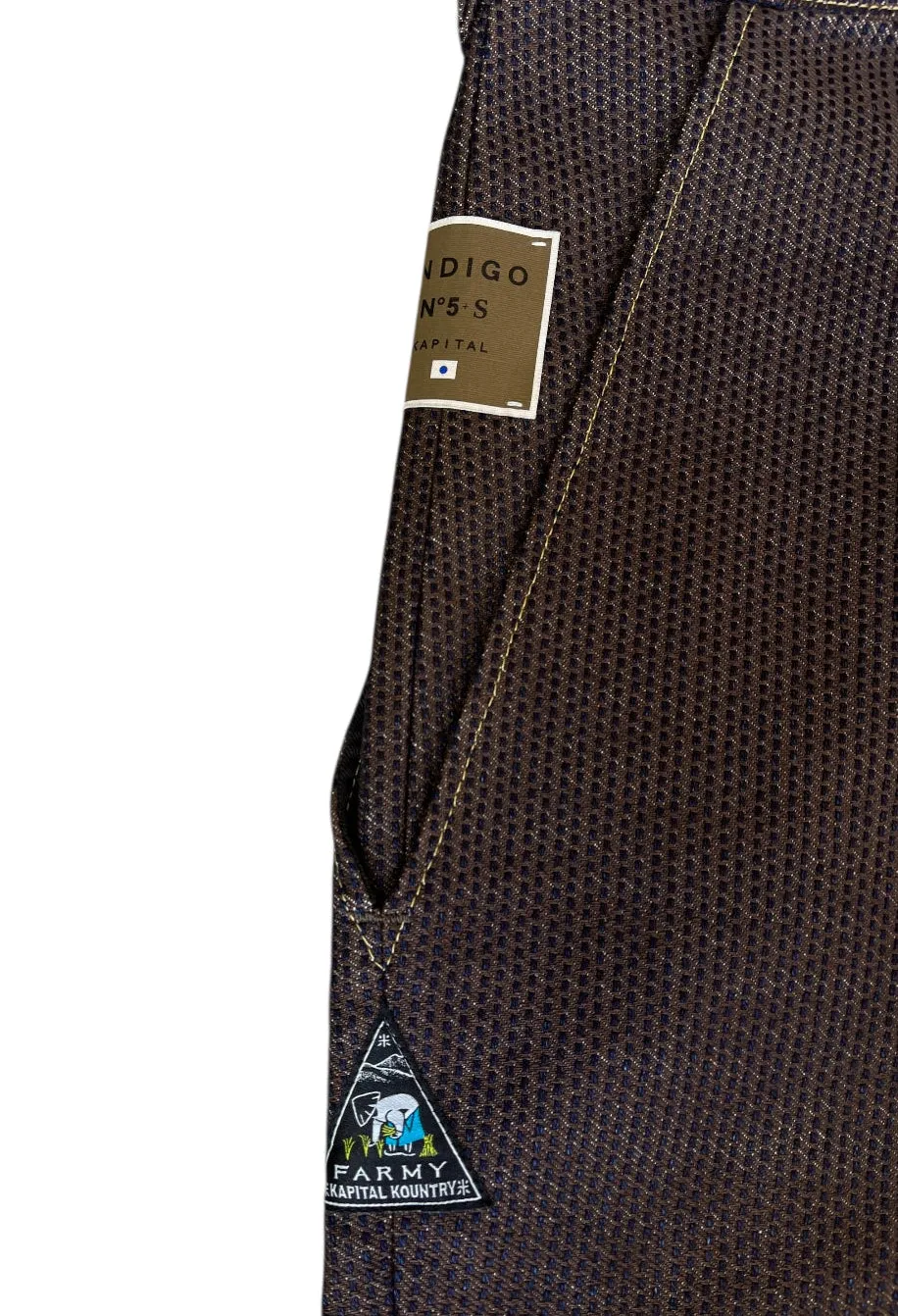 (Deep) Kapital Century Denim Kome Kome Jorts No. 5 (Kakishibu) sold by CoJp Gallery product image thumbnail 3