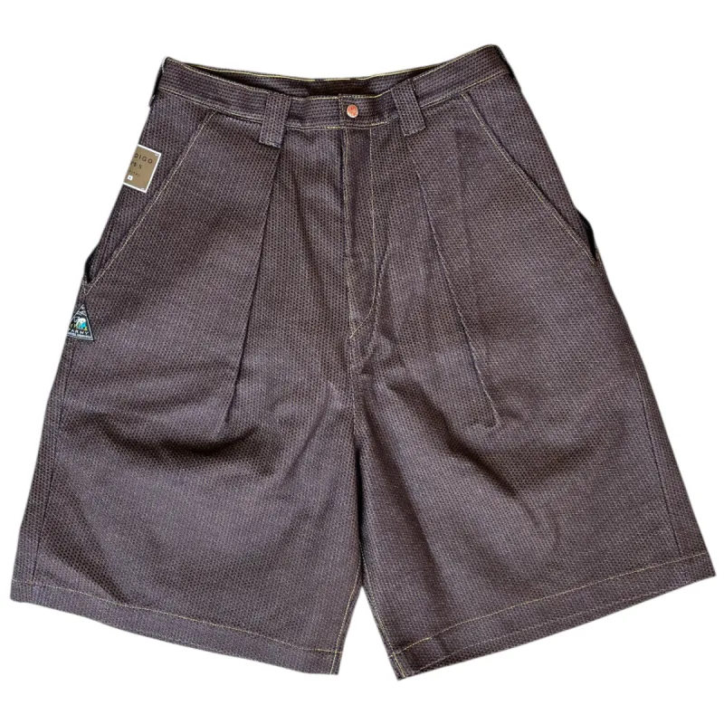 (Deep) Kapital Century Denim Kome Kome Jorts No. 5 (Kakishibu) made by Kapital