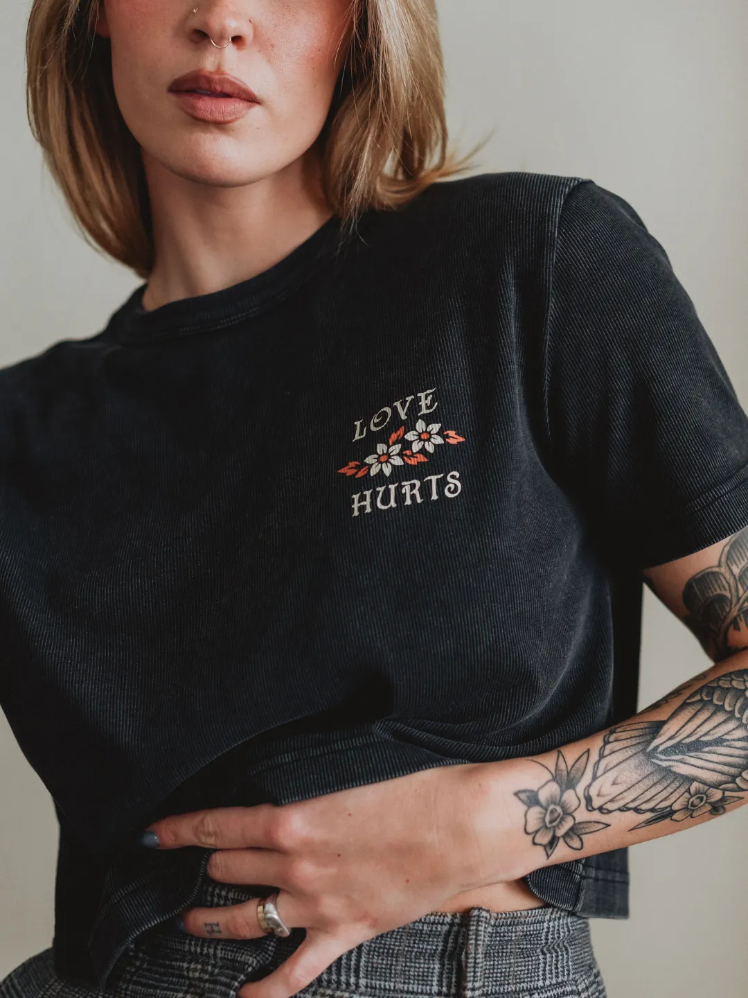Love Hurts T-Shirt sold by Octopied Mind product image thumbnail 2