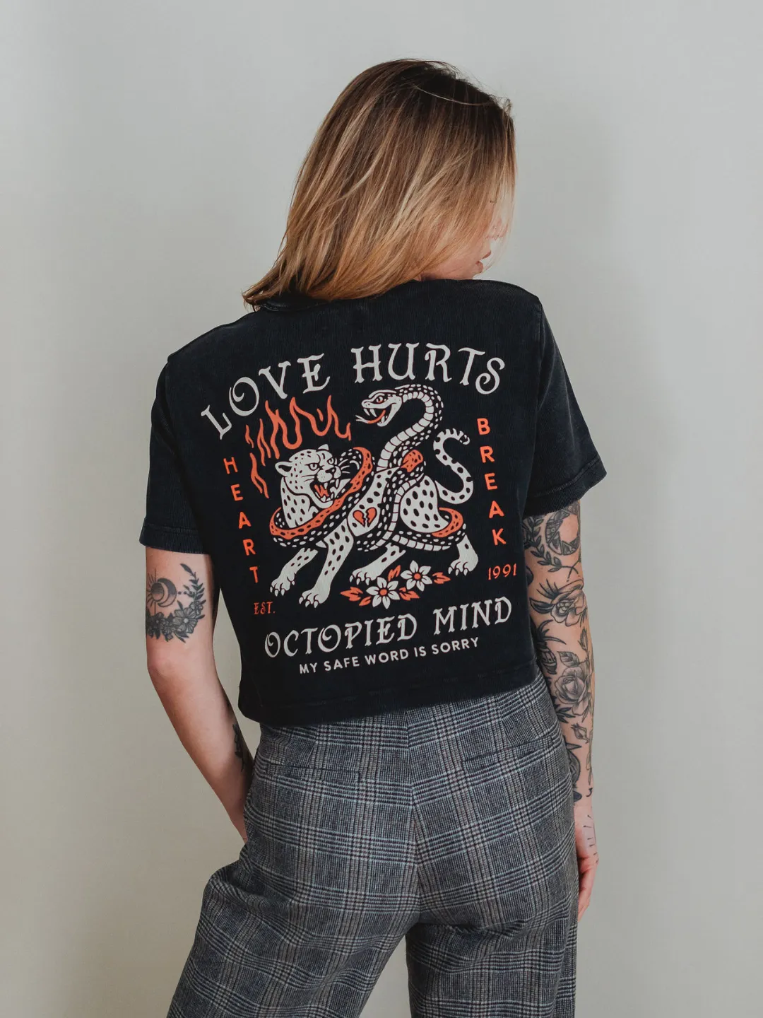 Love Hurts T-Shirt sold by Octopied Mind product image thumbnail 4