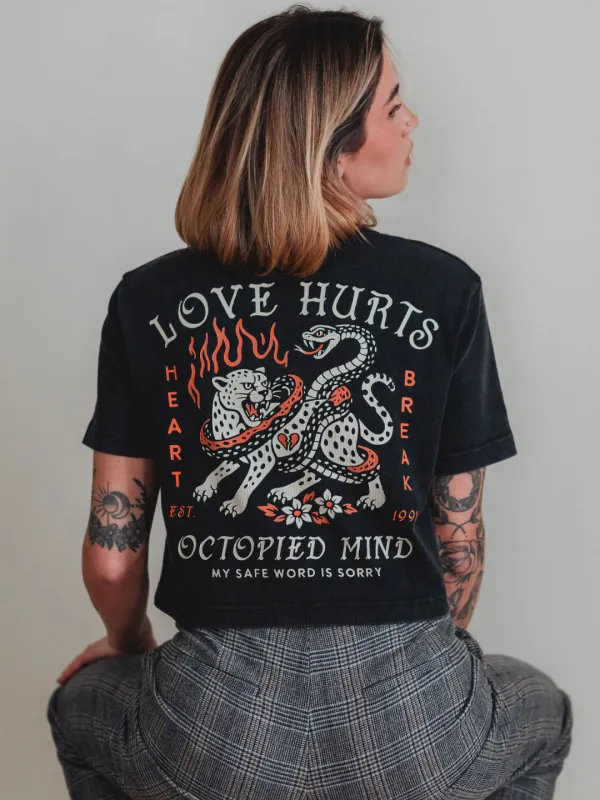 Love Hurts T-Shirt sold by Octopied Mind