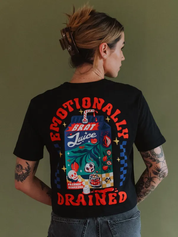 Emotionally Drained T-Shirt sold by Octopied Mind