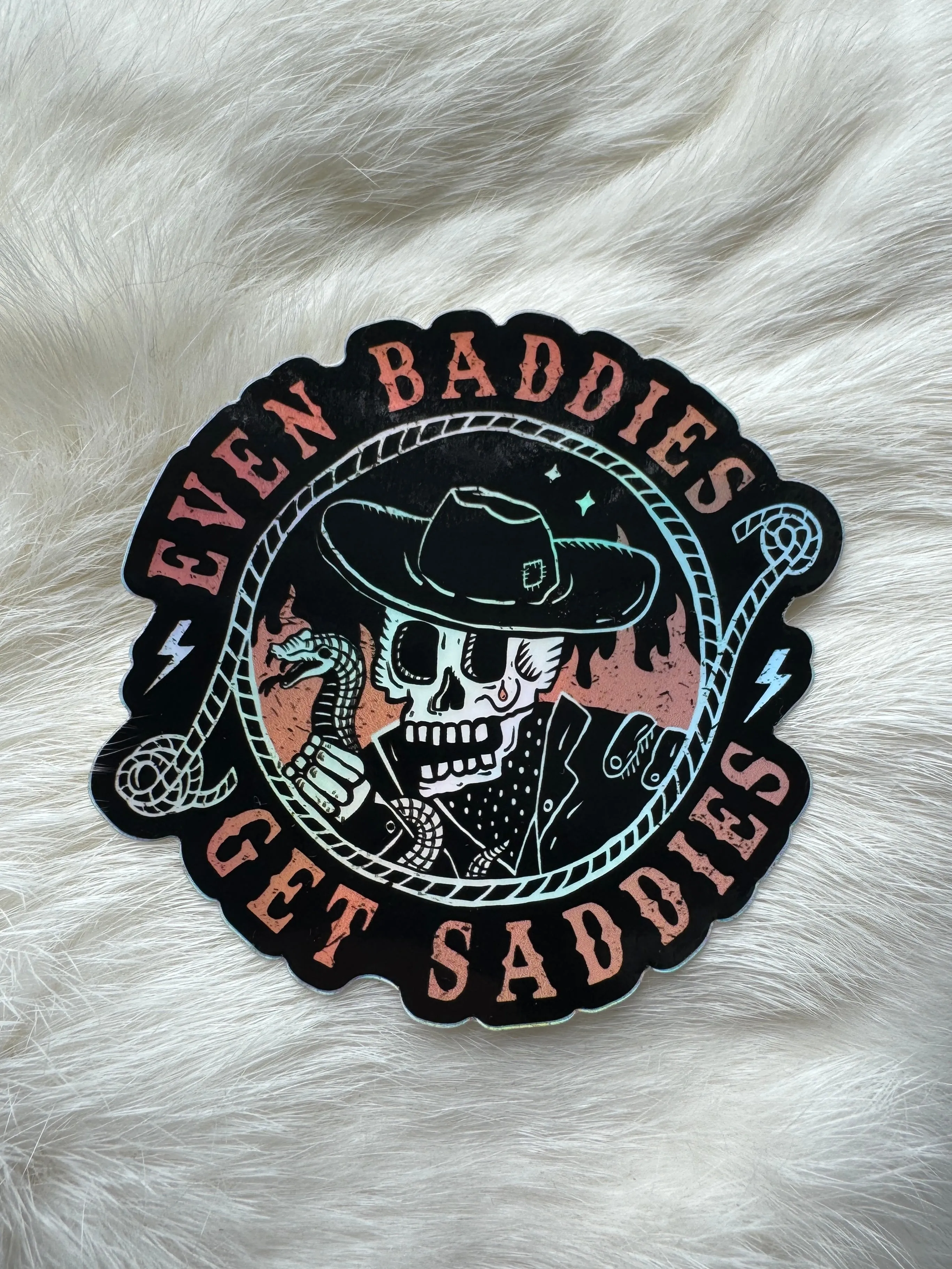 Even Baddies Sticker sold by Octopied Mind