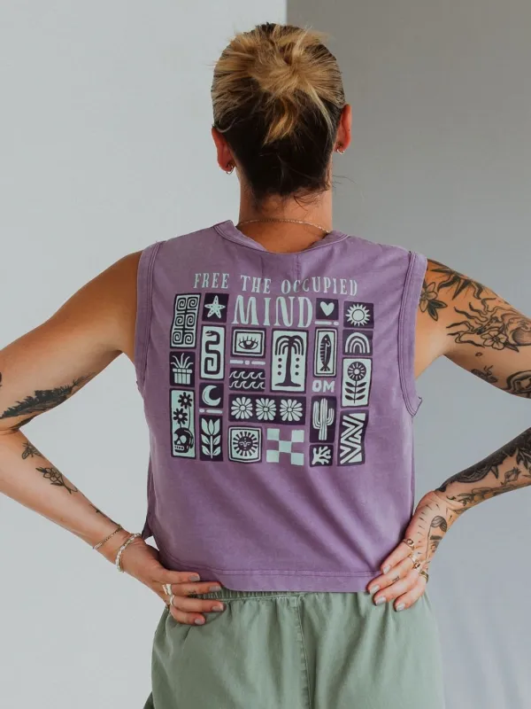 Free the Occupied Mind Tank sold by Octopied Mind