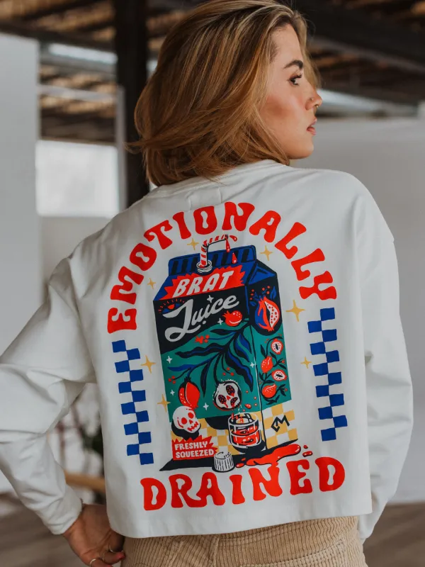 Emotionally Drained Long Sleeve sold by Octopied Mind