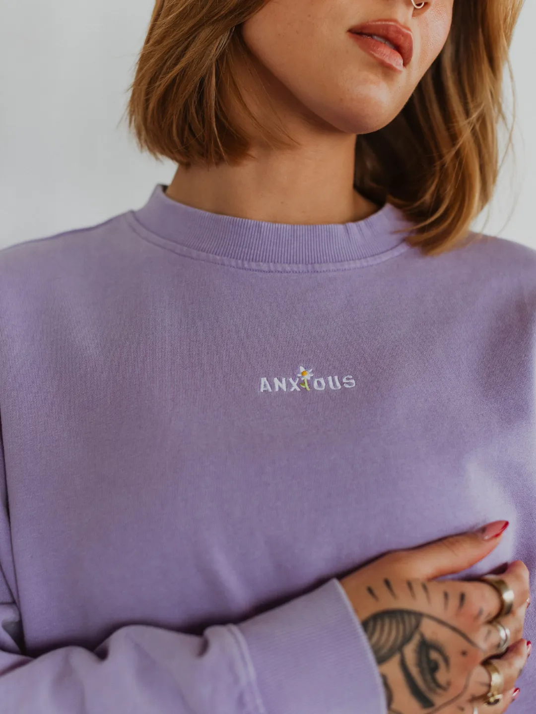 Anxious Sweater sold by Octopied Mind product image thumbnail 4