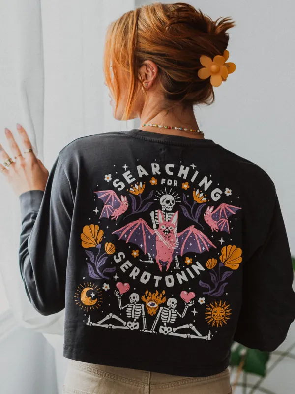 Searching for Serotonin Long Sleeve sold by Octopied Mind