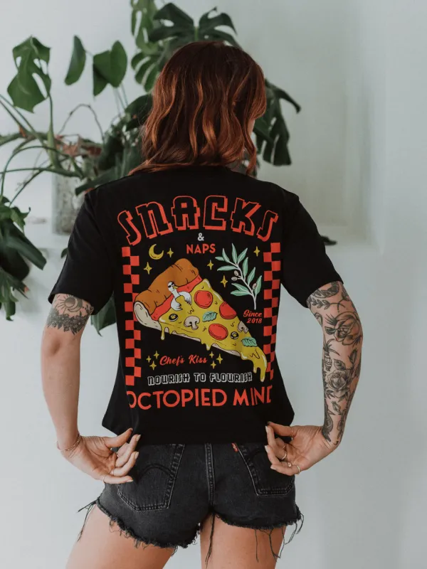 Snacks and Naps T-Shirt sold by Octopied Mind