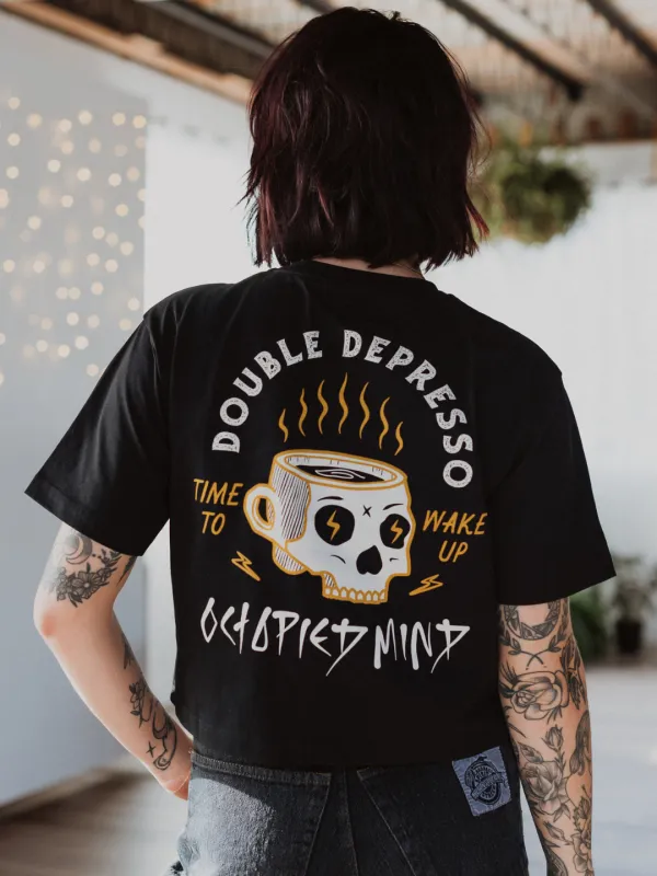 Double Depresso T-Shirt sold by Octopied Mind