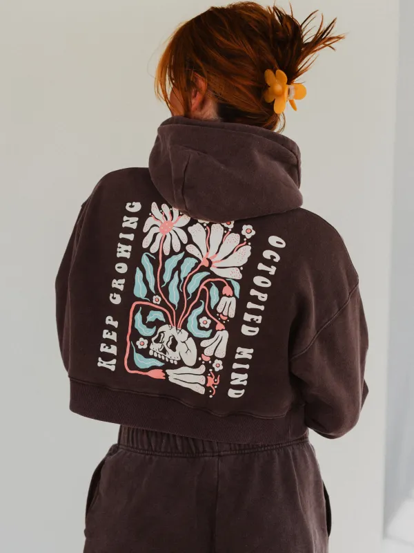 Keep Growing Zip Hoodie made by Octopied Mind