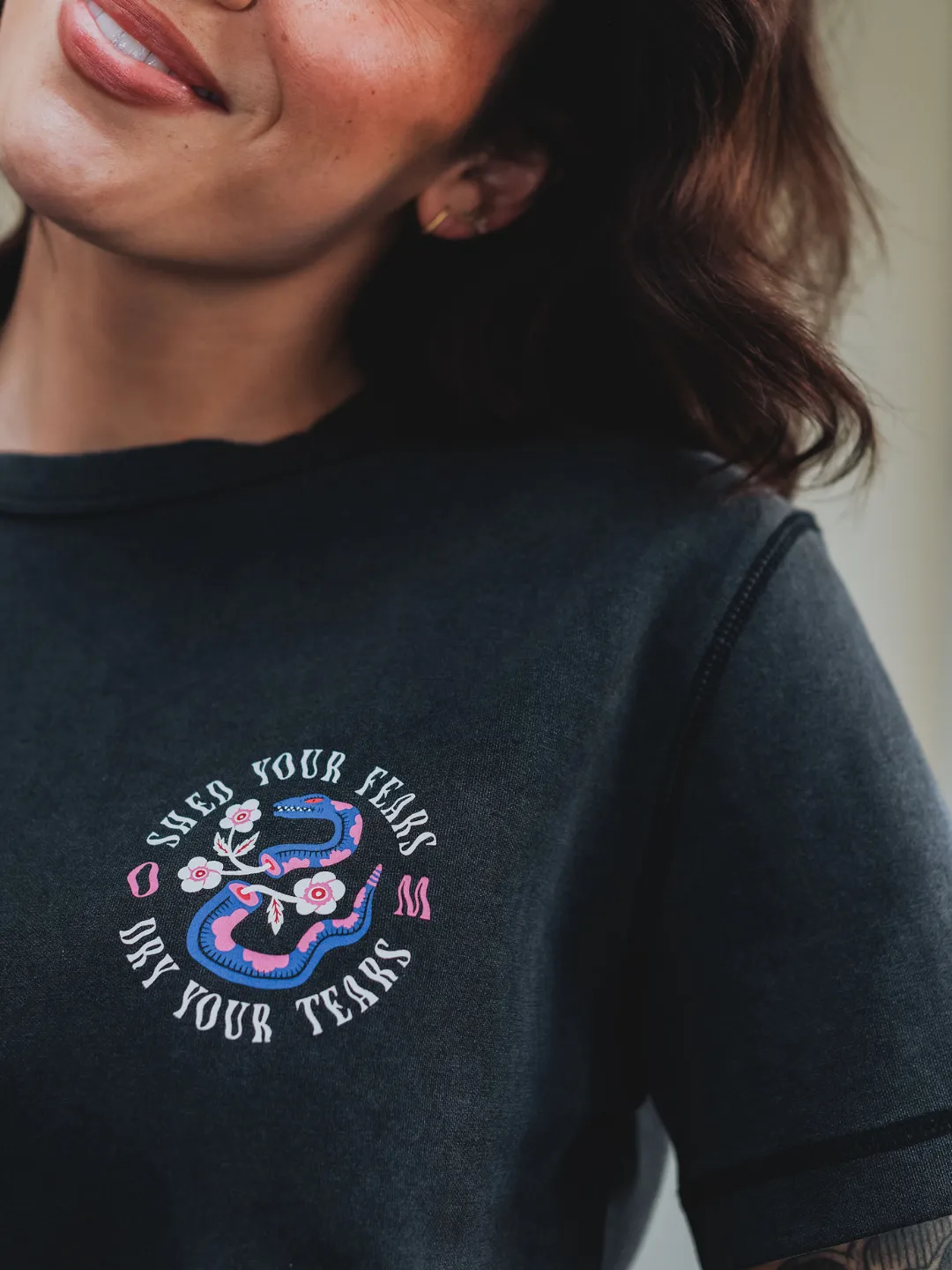 Shed Your Fears T-Shirt sold by Octopied Mind product image thumbnail 4