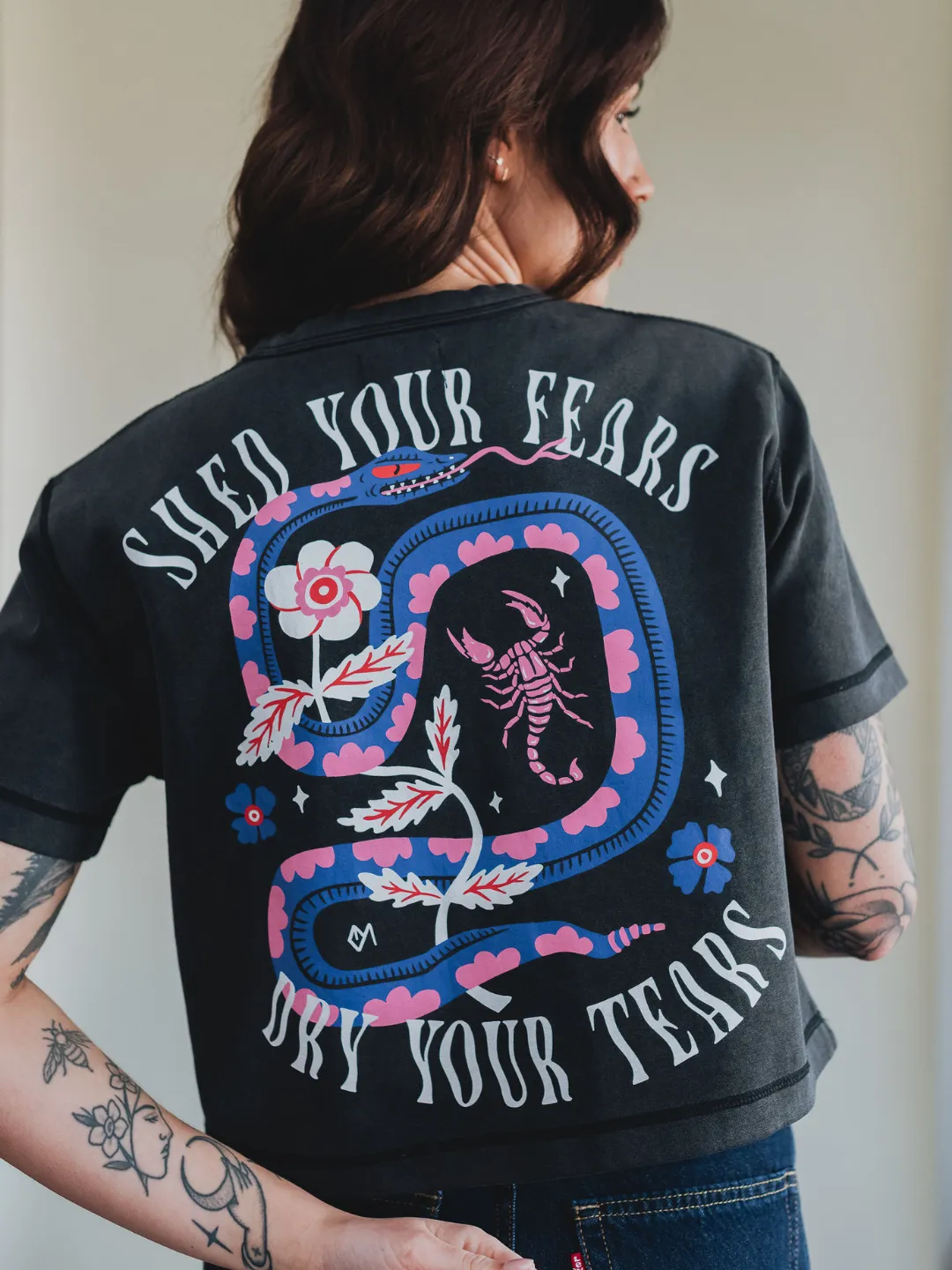 Shed Your Fears T-Shirt sold by Octopied Mind